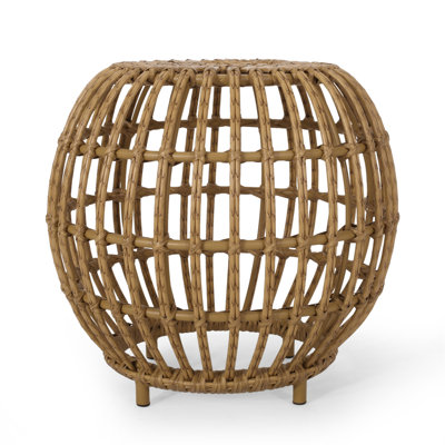 Mcchristian Round Wicker/Rattan Outdoor Side Table