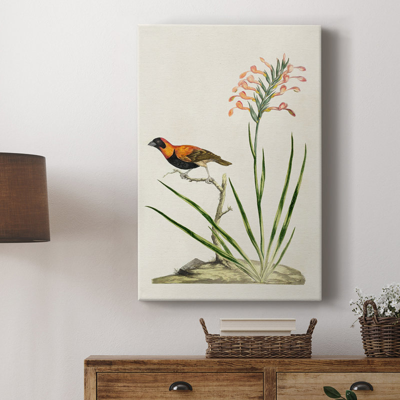 Bird in Habitat III - Gallery Cavas, H 36 po x l 24 po