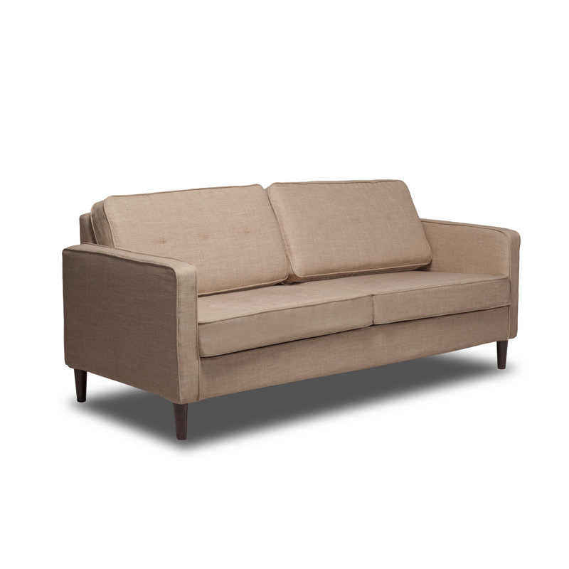 Auberon 71.85'' Slipcovered Sofa, Buckwheat
