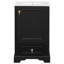 Meuble-lavabo efficace de 20 po avec lavabo en céramique - Porte à fermeture en douceur, tablette en U et tiroir à compartiments multiples-673100068