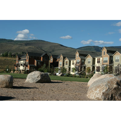 Townhomes - Wrapped Canvas Print