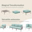 Fauteuil de patio Laurel Club avec coussins