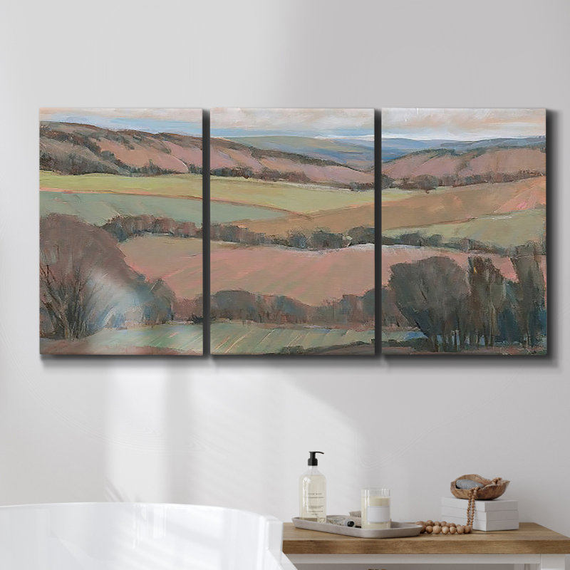 Modern Bull Study I - Multi Piece Framed Canvas-2875385C, H 36 po x l 72 po x P 2 po