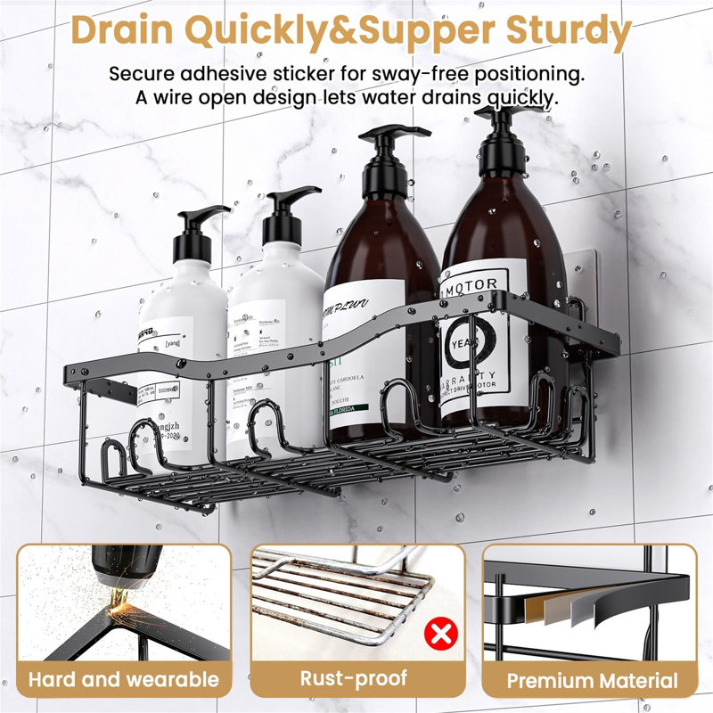 Maximus Stainless Steel Shower Caddy