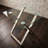 Yan Glass Top End Table