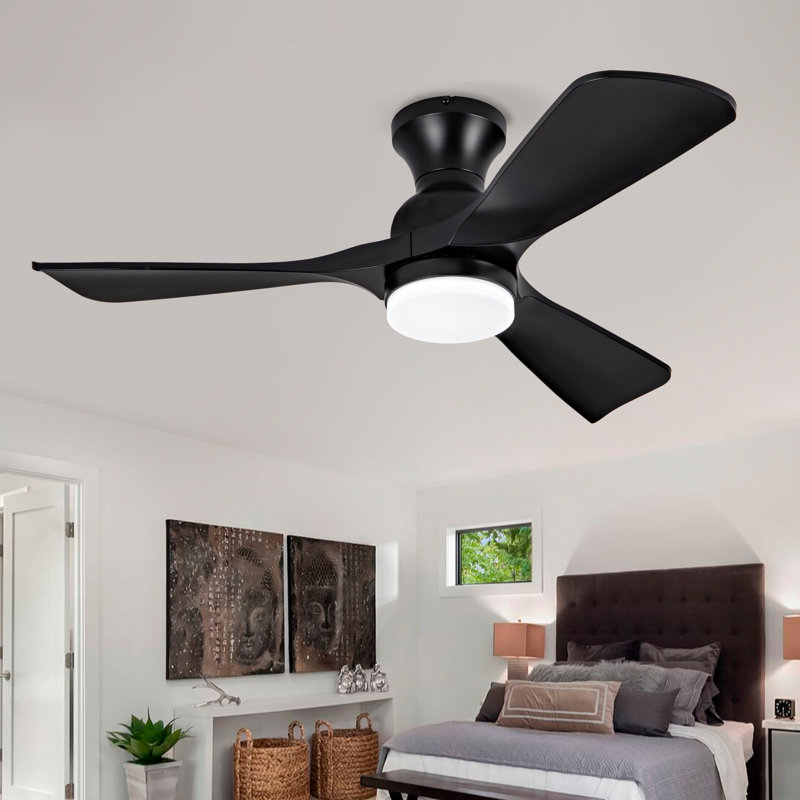 Ventilateur de plafond encastré noir Hot Lights