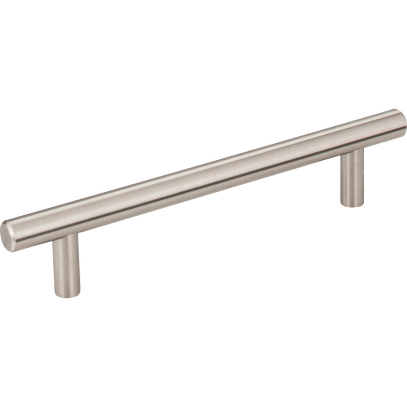 Poignée barre 5 1/16 po Naples, Nickel satiné