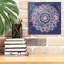 «Mandala Delight 2 Navy» par Danhui Nai, art mural sur toile-226578624