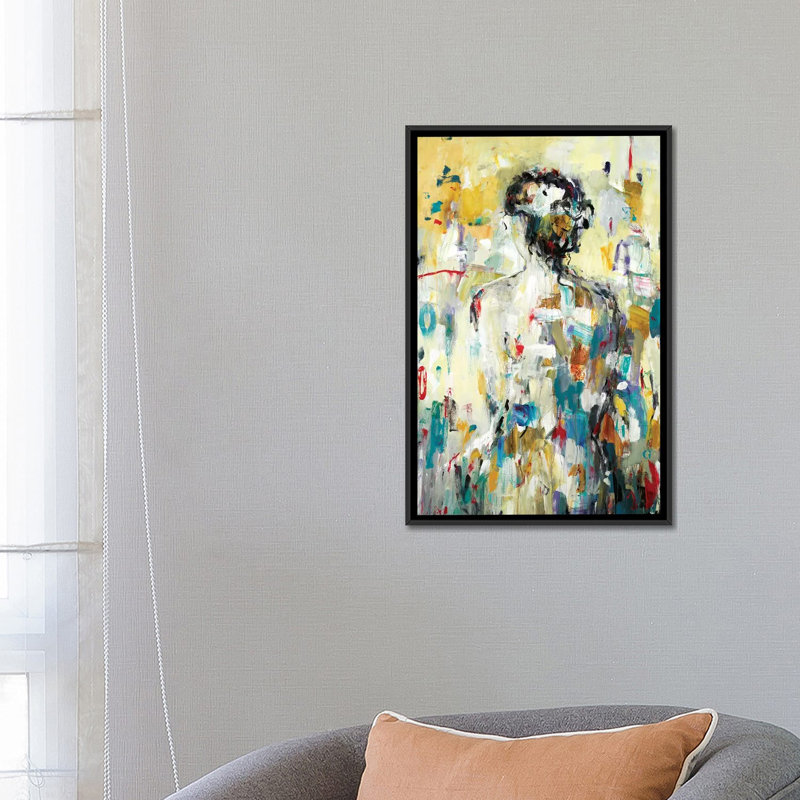 «Classic figure» par Lisa Ridgers - impression sur toile tendue, H 26 po x l 18 po x P 1,5 po, Toile avec cadre flottant noir