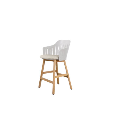 Choice Chair Outdoor and Counter Four Teak Legs Base with Upholstery Cane-line Free Seat Cover