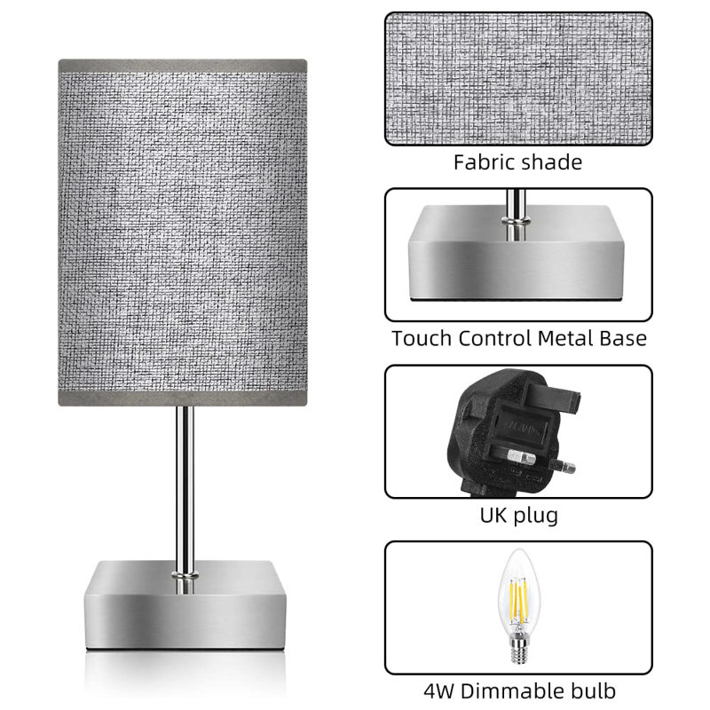 Alexej Metal USB Table Lamp