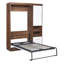 Bed With Cabinet In White - Maximize Storage For Home Items, Twin Side Enhance Space & Comfort
