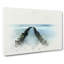 Breakwater in the Baltic Sea in Abstract - Wrapped Canvas-55312877
