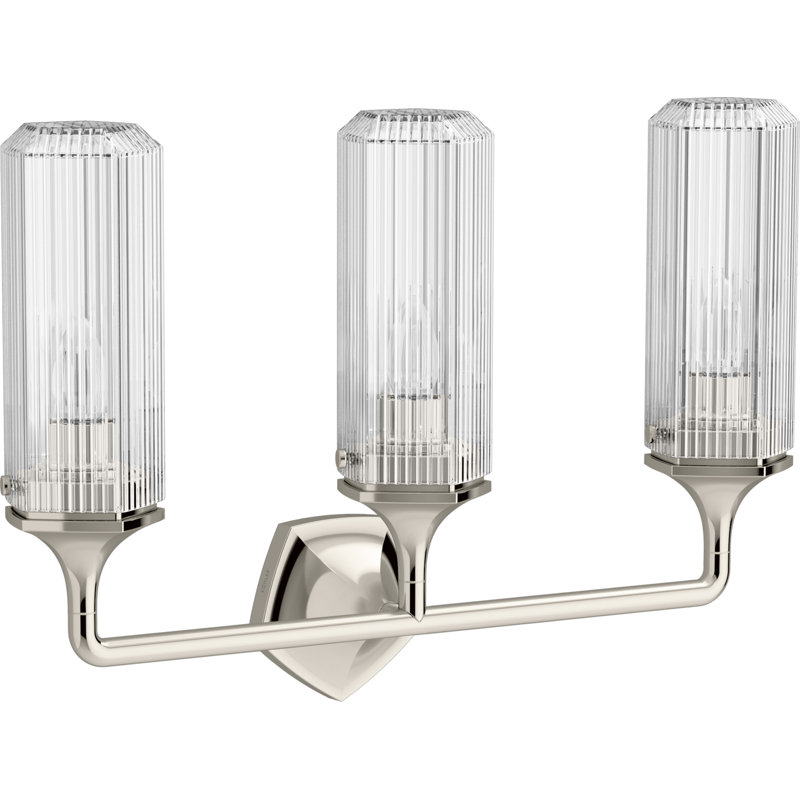 Occasion 3-Light Sconce, Polished Nickel