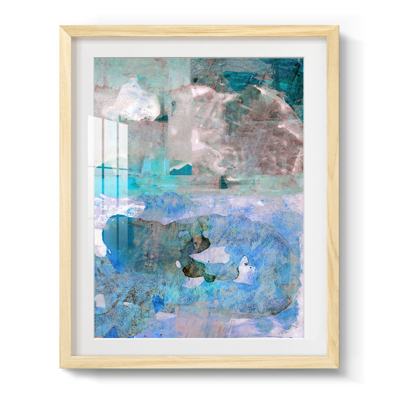 Impasto IV -Framed Print, Natural, 28.5" H x 20.5" W