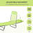 Folding Chaise Lounge Chair, Pool Sun Tanning Chair, Outdoor Lounge Chair With Reclining Back, Breathable Mesh Seat, Headrest For Beach, Yard, Patio-783980788