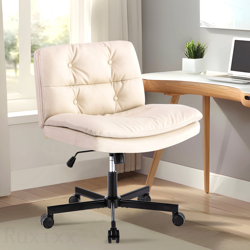 Améliorez! Fauteuil de bureau pivotant à 360 ° de grande taille avec roulettes