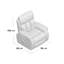 Faux Leather Heated Massage Chair-37674049-37674050