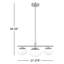 Vibi 3 Light Metal Dimmable Sputnik Chandelier-1294726674