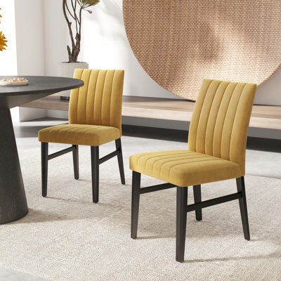 Winston Porter Vonzetta Contemporary Upholstered Dining Chairs