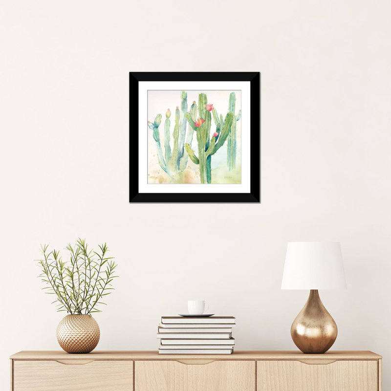 «Cactus Garden II», reproduction sur toile, H 12 po x l 12 po x P 0,75 po, Toile tendue