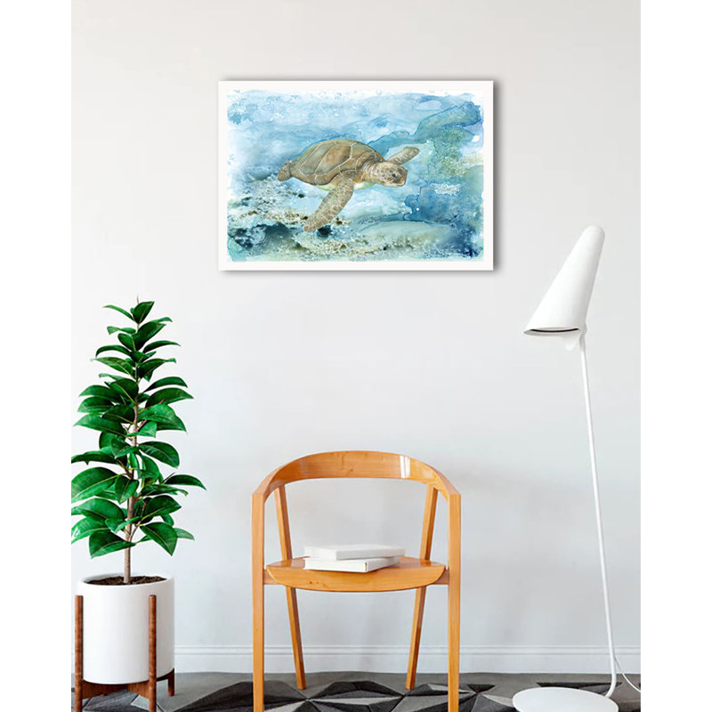 Under Sea Life I - reproduction d'un seul cadre photo, H 26,5 po x l 38,5 po