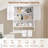 Bathroom Wall Cabinet with Towel Bar
