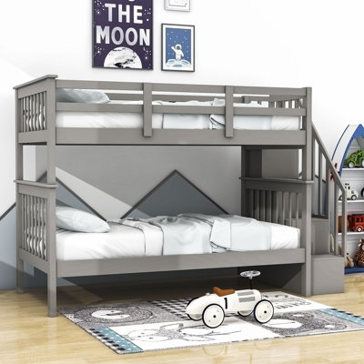 Abruscato Kids Twin Over Twin Bunk Bed