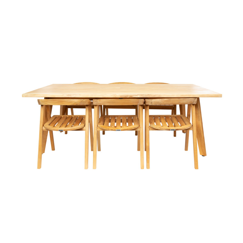 Merle Outdoor 7 - Piece Dining Set, 7