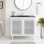 Meuble-lavabo en métal perforé 36 po Modway Calla-95616637-95616638