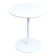 Ares Pedestal End Table in White