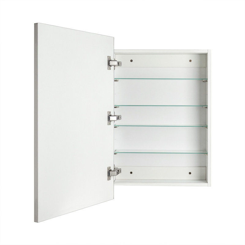 Armoire à pharmacie de salle de bain encastrée et à fixation en surface 20 po x 30 po Velin, H 30 po x l 20 po x P 4,84 po