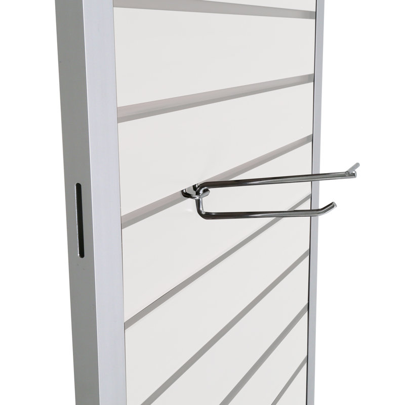 Paroi à lattes Knapen H 70,86 po x l 21,85 po, Blanc