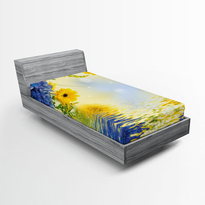 Drap-housse Ambesonne, Ensemble literie pour lit simple