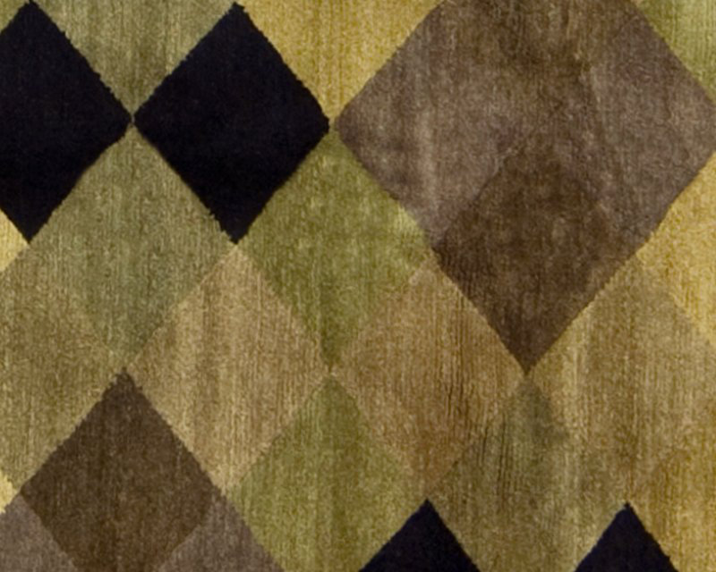 Argyle Wool Geometric Indoor Rug, Rectangle 9' x 12'