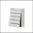 White 5-Drawer Chest With Pull Handles