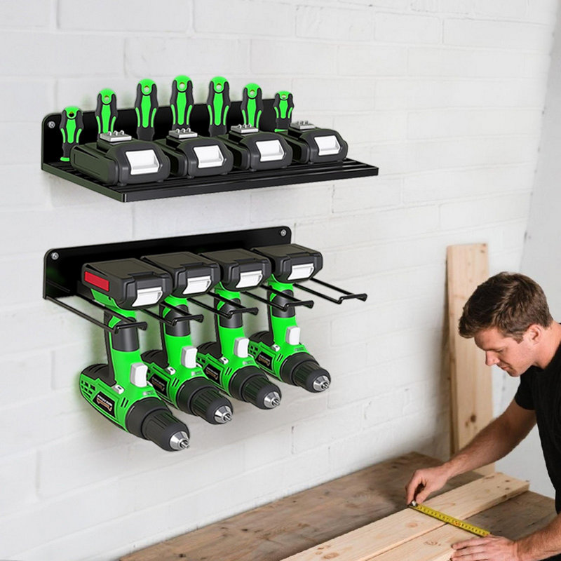 Two Layer Five Hook Tool Rack