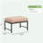Outdoor Multifunctional Ottomans with Removable Cushions