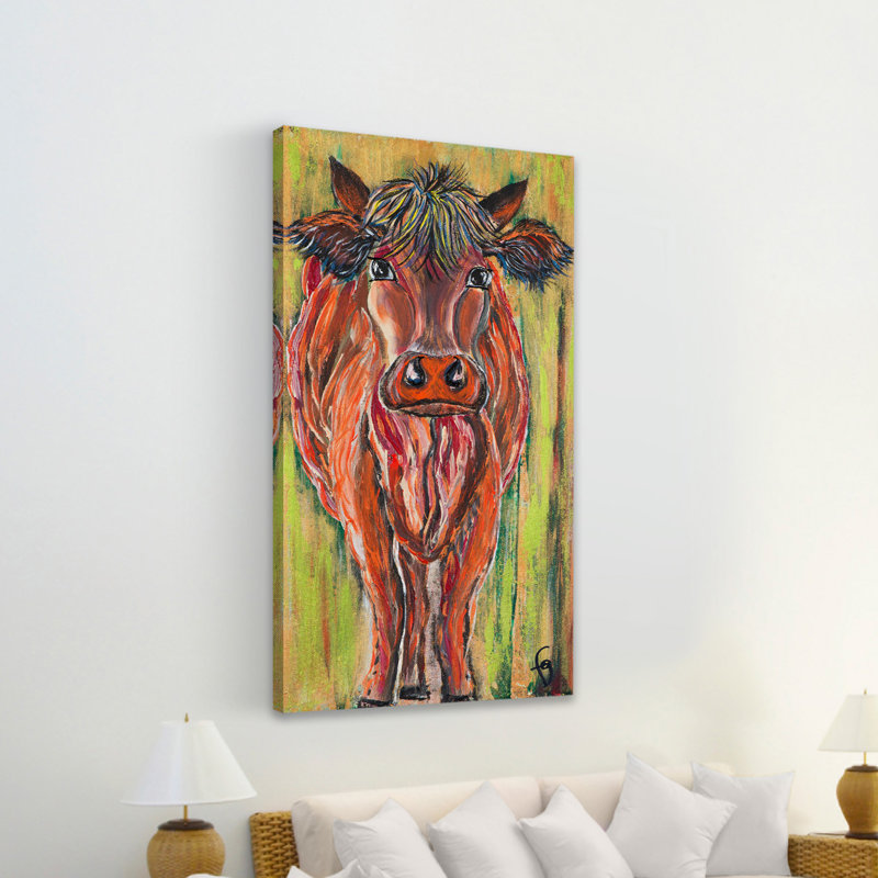 France Gilbert - Wrapped Canvas Painting, 152cm H x 76cm W