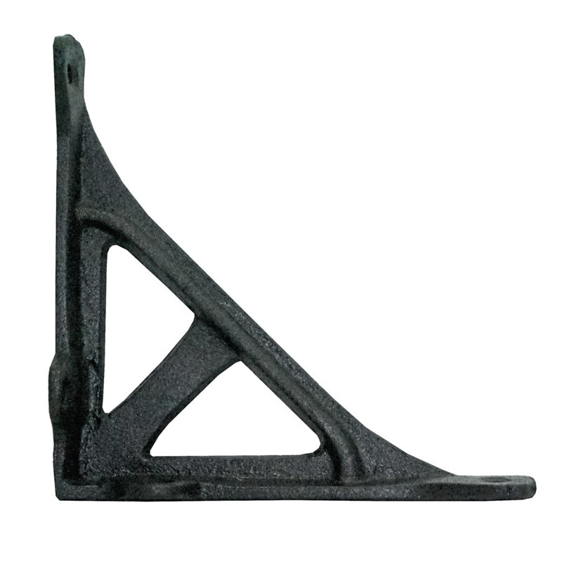 Shelf Bracket with Extra Support, Antique Black