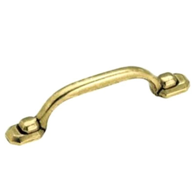 (25-Pack) 3" Arch Footed Pull Light Brass