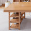 Bureau rectangulaire brun en bois massif-199818004