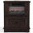 Aldama 23" Tall Rotating End Tables with Storage Drawer and Built-in Outlets-444249566