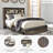 Drystan Bookcase Storage Bed-1602257075