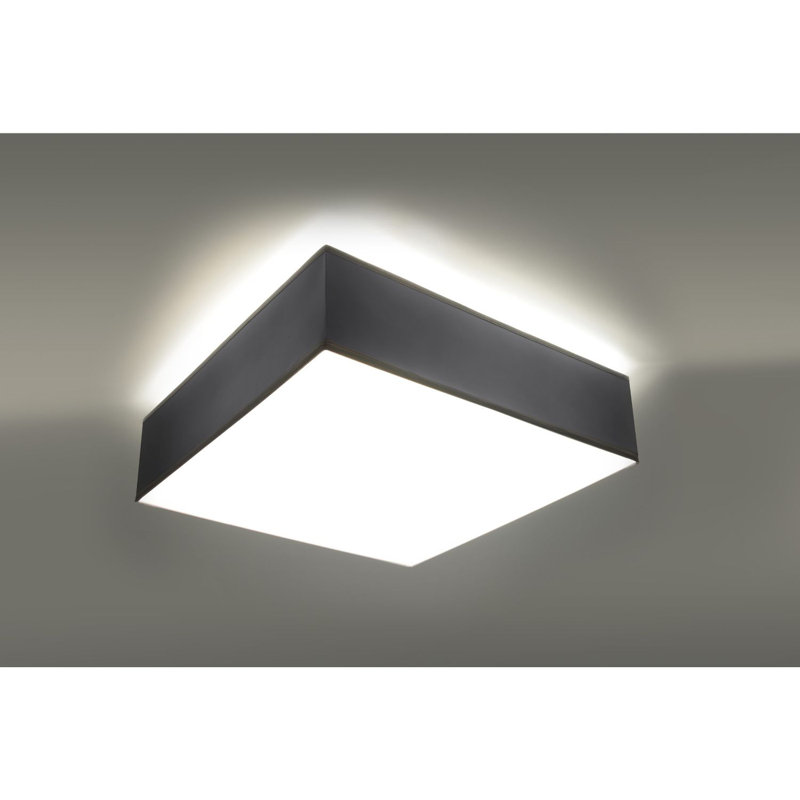 Brescia Plastic Flush Mount, Grey