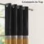 Rideau thermique obscurcissant en velours brodé, patchwork de couleur unie pour salon (ensemble de 2)-1093698277-1092493382