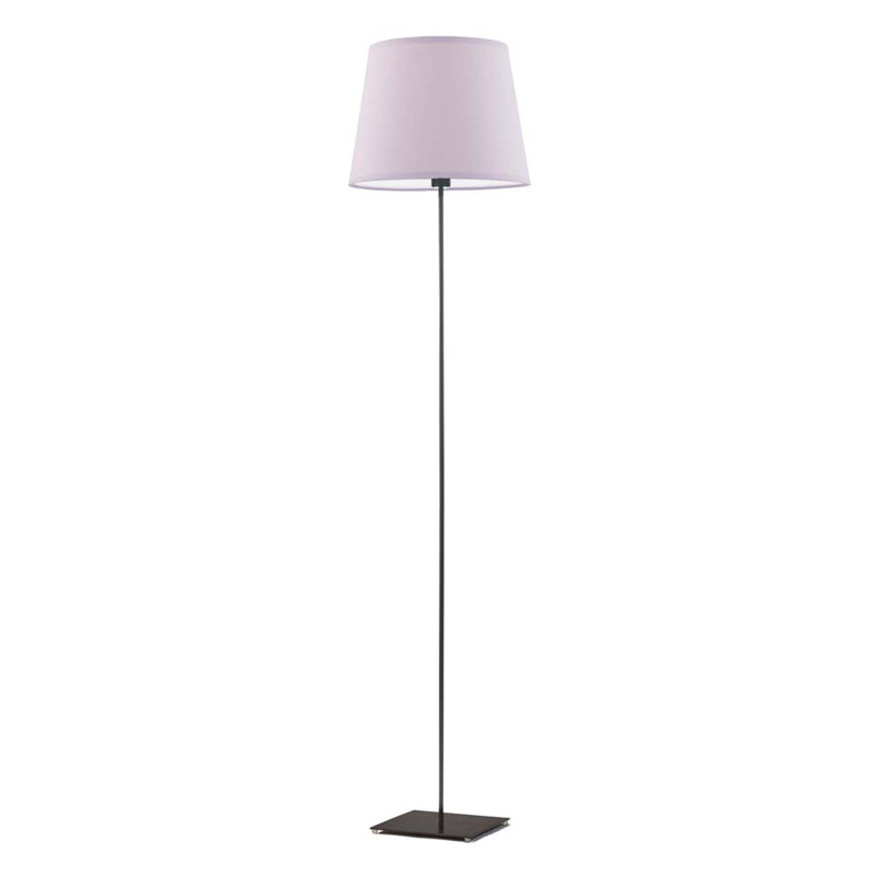 Asauni 162.5cm Traditional Floor Lamp, Black, Light Violet