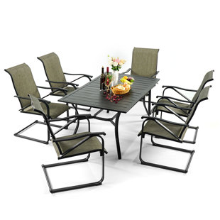 Hampton Bay 21 in. x 23.5 in. Outdoor High Back Dining Chair