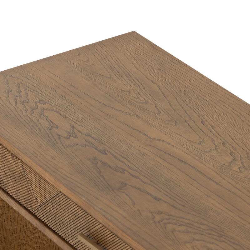 Caspian 60'' W Solid Wood Console Table, Natural Ash