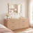Wavy Scalloped Solid Wood Wall Mirror, Modern Decorative Accent Mirror for Bedroom, Bathroom Vanity-965324162-965324165